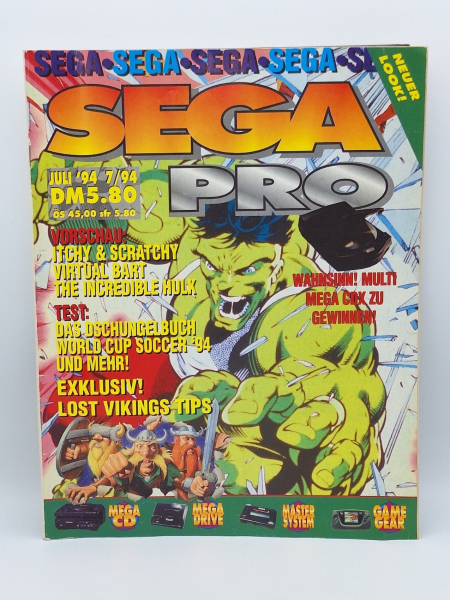 5x Sega Magazine Ausgabe 9,10,11,16 + Sega Pro Nr. 7